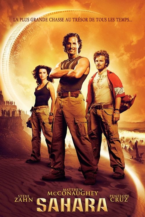 Matthew McConaughey dans une scène d'action de Sahara
