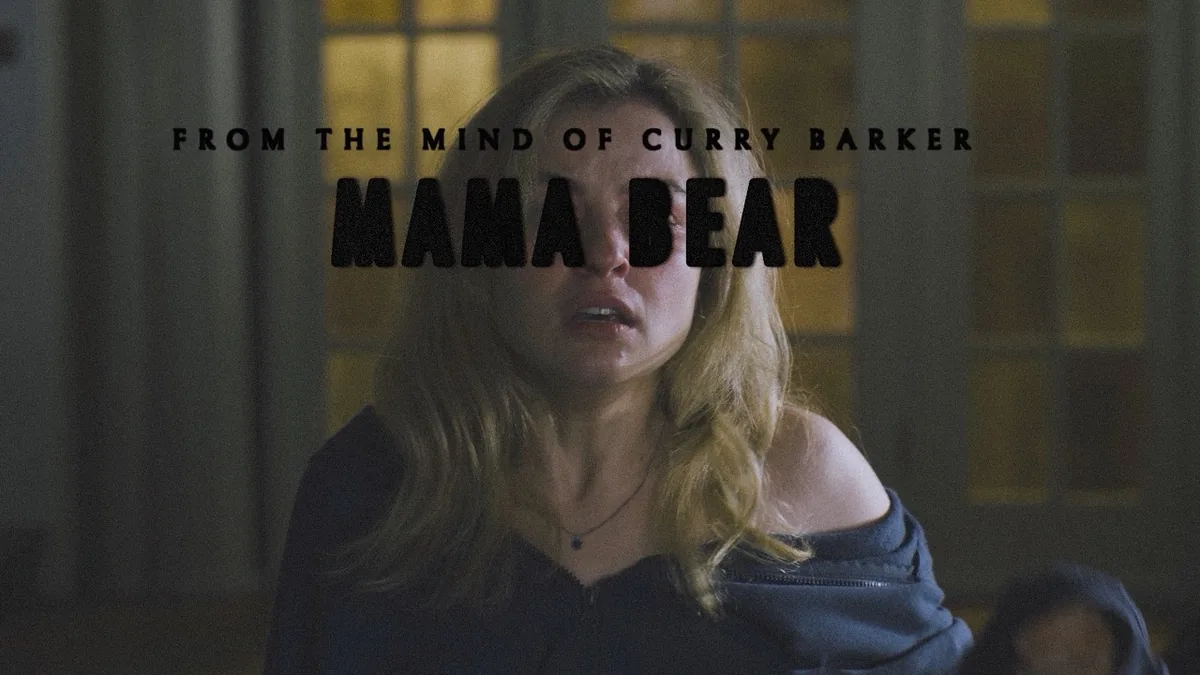 Katie Sarife dans le court métrage Mama Bear de Curry Barker, miniature officielle YouTube